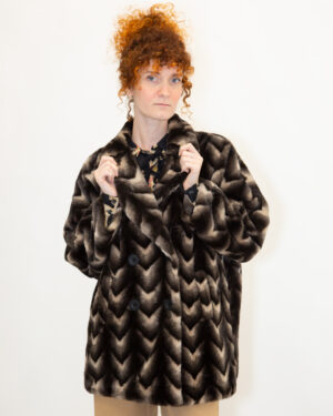 cappotto pelliccia decorativa